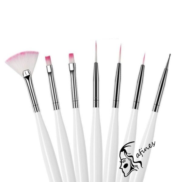 PINCEL P/DECORACIÓN DE UÑAS (7 PCS) AF50169 - Image 3