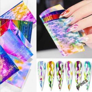 STICKERS DE FUEGO PARA UÑAS 01600
