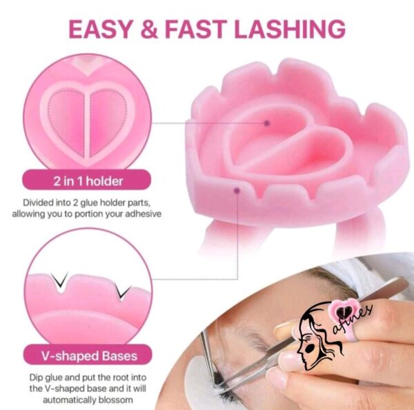 ANILLO P/PEGAMENTO CORAZON (100 PCS) AF50340 - Image 2