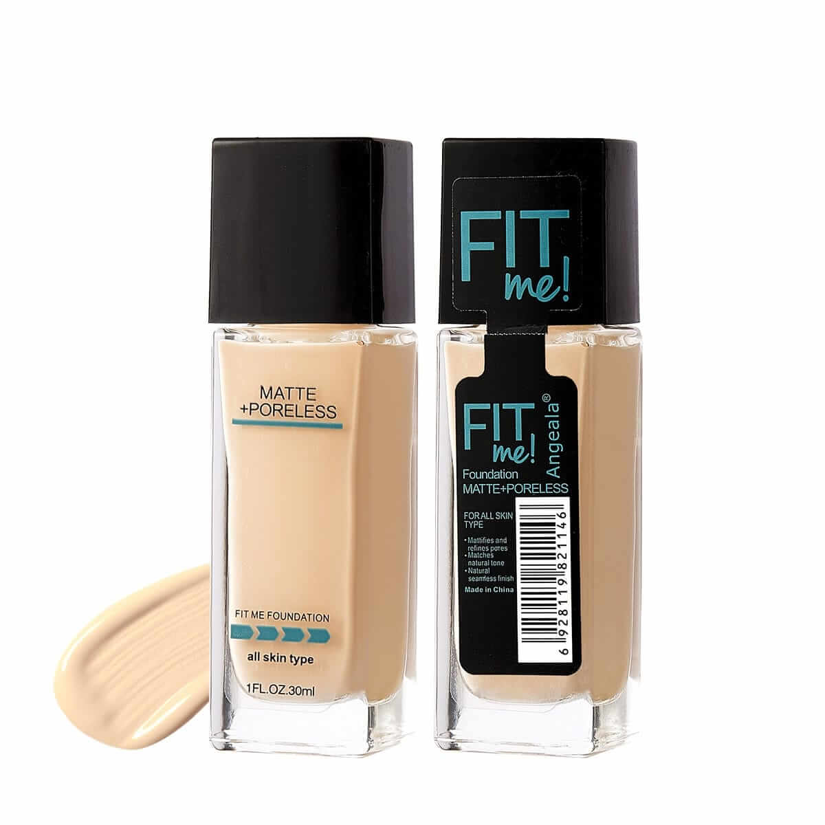 Base Líquida de Maquillaje Maybelline Fit Me Matte Poreless Foundation x 30  ml