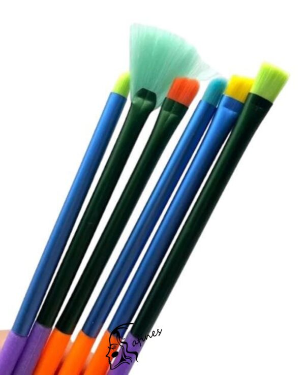 BROCHA KABUKI COLORES (10PCS) AF61002 - Image 3