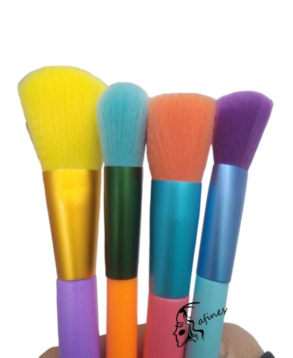 BROCHA KABUKI COLORES (10PCS) AF61002 - Image 2