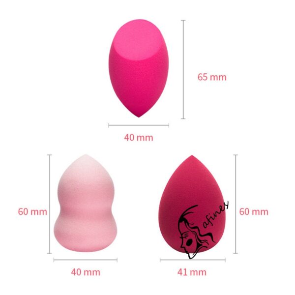 SET DE ESPONJA DE MAQUILLAJE  (4 PCS) AF50357 - Image 2