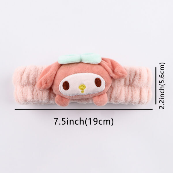 VINCHA PELUCHE KAWAII P/MAQUILLAJE AF51155 - Image 2