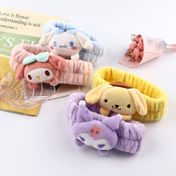VINCHA PELUCHE KAWAII P/MAQUILLAJE AF51155 - Image 4