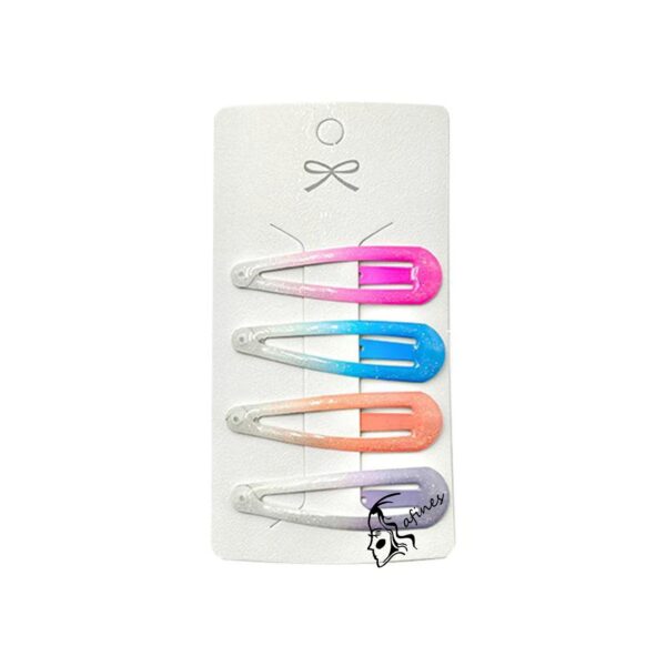 HEBILLAS  C/GLITTER EN BLISTER(4 PCS) AF050 - Image 6