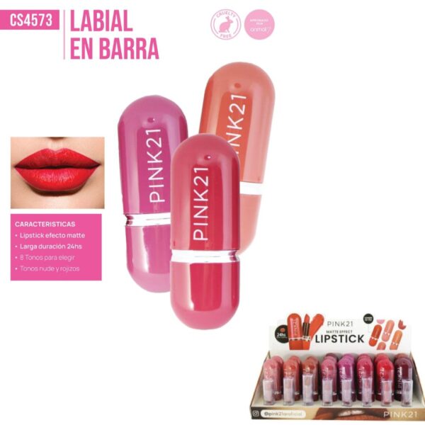 LABIAL MATTE PINK 21 CS4573