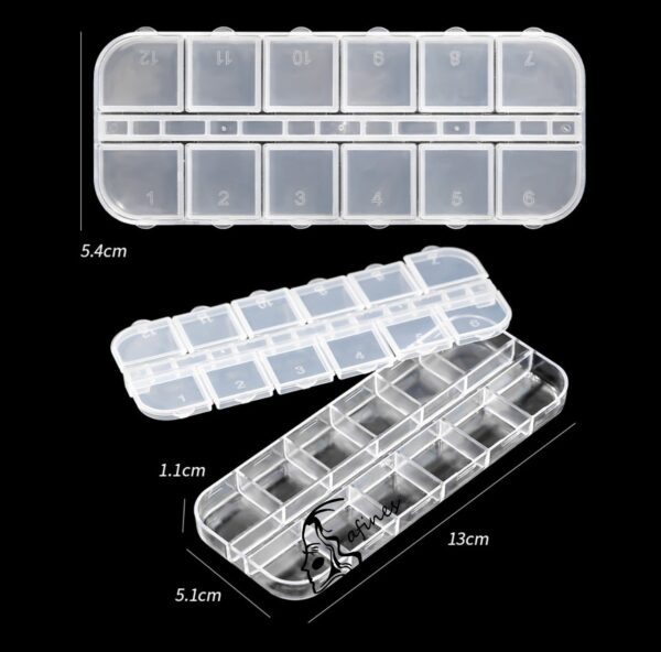 ORGANIZADOR DE 12 DIVISIONES P/STRASS AF50871/12344 - Image 5