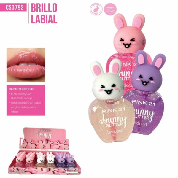 LIP GLOSS CONEJO PINK21 59778