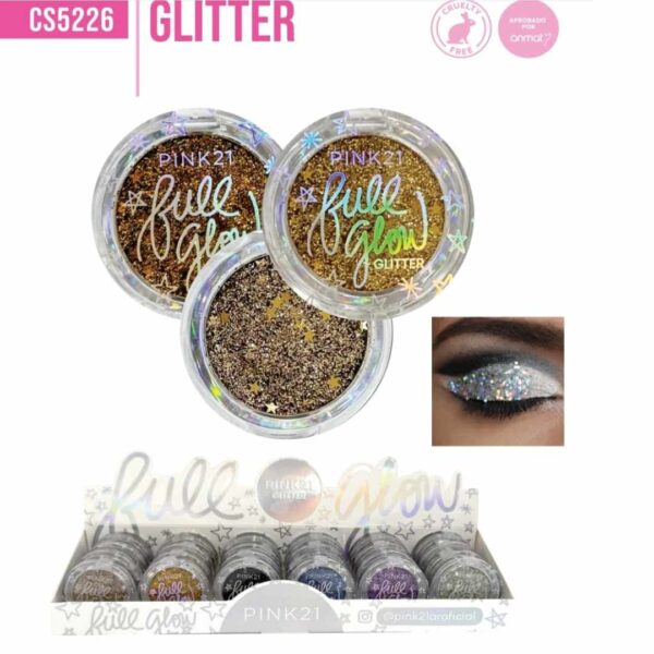 GLITTER (1C) PINK21 CS5226