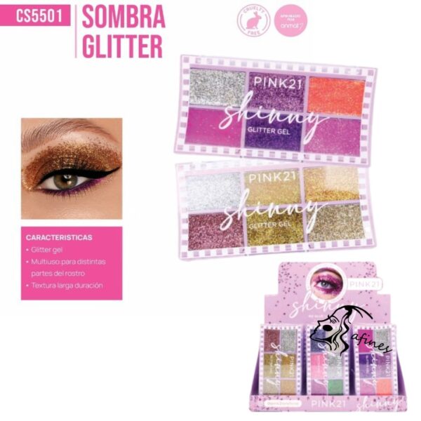 GLITTER (6C) PINK21 CS5501