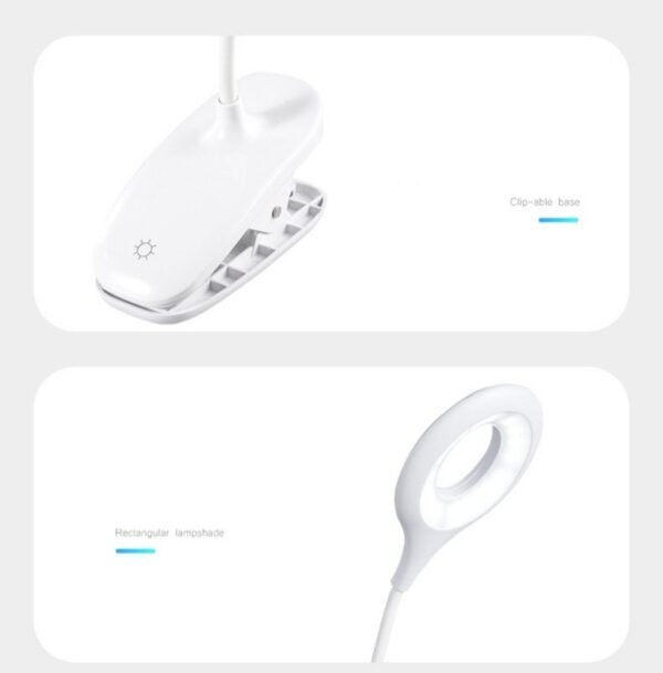 LÁMPARA LED DE ESCRITORIO C/CLIP RECARGABLE USB AF51477 - Image 4