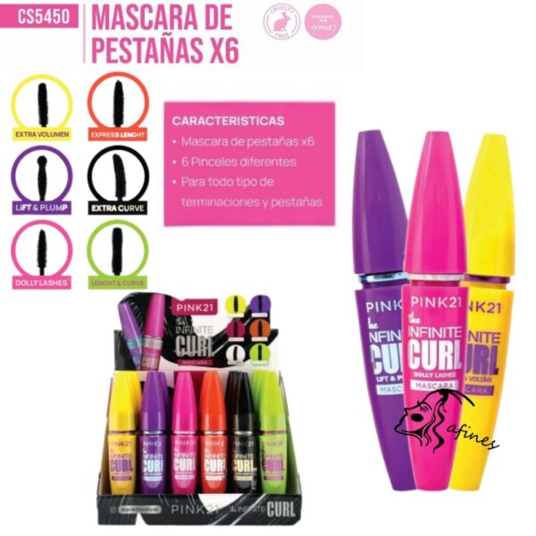 MASCARA DE PESTAÑA PINK21 CS5450