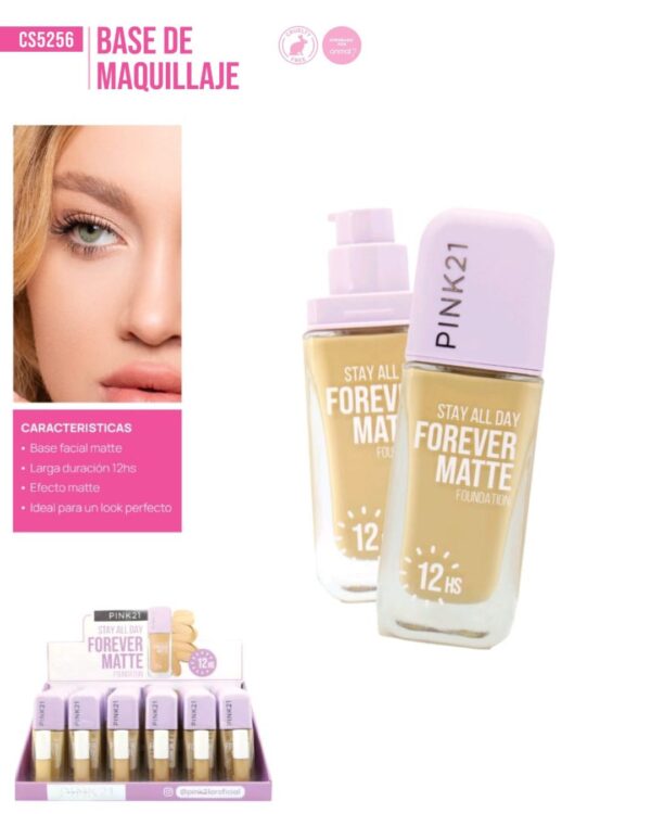 BASE LIQUIDA 12HS PINK21 4794