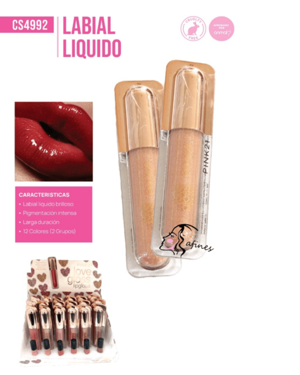LABIAL LIP GLOSS PINK21 CS4992