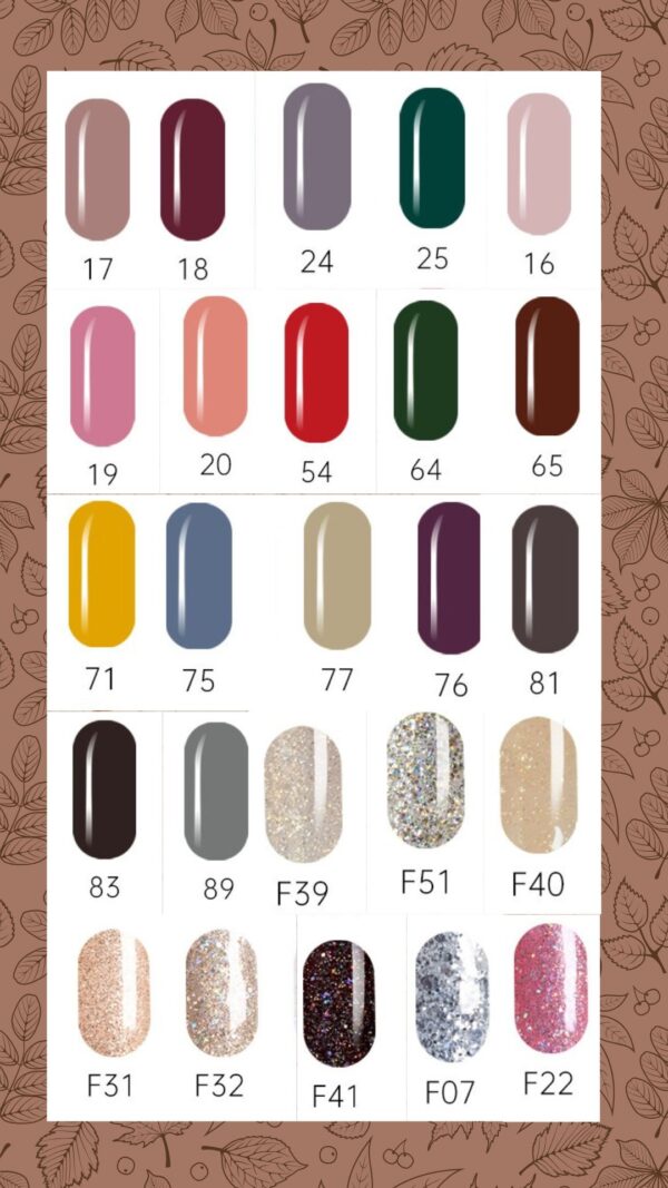 ESMALTE GEL POLISH  AFINES 15ML PROMO OTOÑO