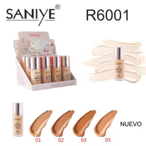 BASE DE MAQUILLAJE LIQUIDA SANIYE (COLORES SURTIDOS) 41535